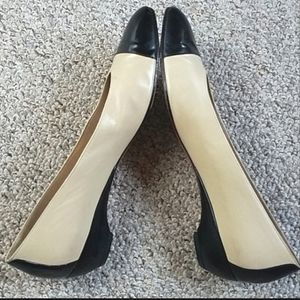 Vntg Ferragamo low heel ballet flats sz9.5 AA